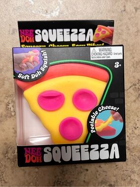 NEEDOH Squeezza Pizza - Orange Crust with Pink Toppings